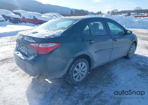 2015 Toyota Corolla Le z USA, uszkodzony, nr VIN 2T1BURHE5FC405982